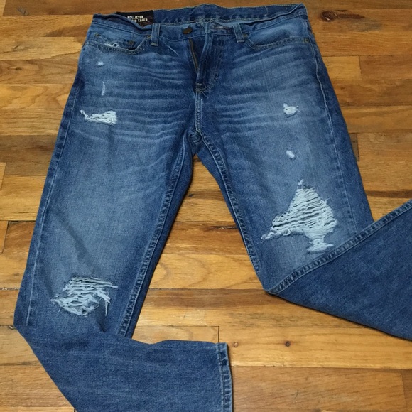 Hollister Other - Hollister classic tapered men  jeans distressed 29